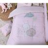 Βρεφικό Πάπλωμα Κούνιας 110x140 nef-nef homeware cute snail pink 100% Βαμβάκι