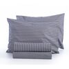 Διπλά Σεντόνια Σετ 4τμχ. 200x270cm Βαμβάκι nautica nau coast - grey 036520