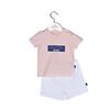 Nautica Des.12 σετ t-Shirt & Shorts Jersey Pink/white 86cm 12-18 Μηνών
