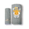Σετ Πετσετες 2 Τεμαχιων Bebe Kenthma-Giraffe Silver