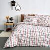 Κουβερλι  Υπερδιπλο 220x240 - Linear Taupe