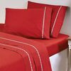 Παπλωματοθηκη Υπερδιπλη  230χ250 με Κουμπια - Colori red