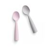 Miniware Des.12  σετ 2τ Κουτάλια Σιλικόνης ροζ-13,5cm