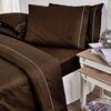 Σετ Σεντονια Mona 175x270 με Φεστονι -Arcobaleno Bello Brown