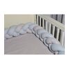 Oliver Baby des 3105 Πλεξούδα Σιέλ-Γκρι Τριπλή Βαμβακερή 20 μ χ 200 εκ.