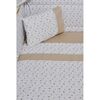 Oliver Baby Des.404 Σεντόνια Κούνιας σετ 3τ -110x170 Μπεζ