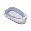 Oliver Baby Des.401 Φωλιά Διπλής Όψης-Πλεκτό Ζέρσεϋ Μπλε 100% Βαμβάκι - 75x110 Ανοικτή Διάσταση