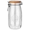 ESTIA ΔΟΧΕΙΟ ΑΠΟΘΗΚΕΥΣΗΣ ALLURE ΓΥΑΛΙΝΟ 2000ml ΜΕ ΚΛΙΠ ΚΑΠΑΚΙ