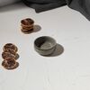 ESTIA ΜΠΟΛ ΓΙΑ ΝΤΙΠ PEARL ΠΟΡΣΕΛΑΝΙΝΟ 6.5cm GREY