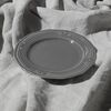 ESTIA ΠΙΑΤΟ ΡΗΧΟ ATHÉNÉE ΠΟΡΣΕΛΑΝΙΝΟ ΑΝΑΓΛΥΦΟ 20cm GREY