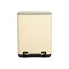 ESTIA ΧΑΡΤΟΔΟΧΕΙΟ ΜΠΑΝΙΟΥ CUBIC SOFT CLOSE 6lt IVORY
