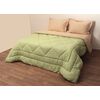 Πάπλωμα Δίχρωμο Υπέρδιπλο 220x240 Microfiber Πράσινο/μπεζ