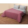 Κουβερτώριο Δίχρωμο Υπέρδιπλο 220x240 Microfiber Φούξια/γκρι