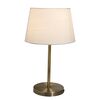 LMP-411/002 DORA TABLE LAMP BRONZE WITH WHITE SHADE 1B2