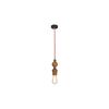 HL-026R-1 MELODY AGED WOOD PENDANT