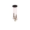 HL-042R-3P MELODY AGED WOOD PENDANT