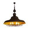 HL-300W-6P DRONE BROWN RUSTY & YELLOW PENDANT