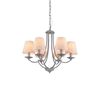 C119-6 ETNA PENDANT LAMP GREY PATINA&WHITE SHADE 1E1