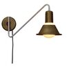 HL-3521-1 EMILY OLD BRONZE & WHITE WALL LAMP