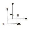 HL-3525-6 RODNEY BLACK PENDANT