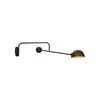 HL-3539-1 L OLIVER BLACK & NICKEL WALL LAMP