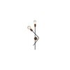 HL-3561-2 SKYE OLD BRONZE & BLACK WALL LAMP