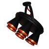 HL-3578-1B BRANDON BLACK & MAT COPPER PENDANT