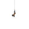 HL-3600-1S ARLEN GOLD & BLACK PENDANT