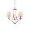 C119-3 ETNA PENDANT LAMP GREY PATINA&WHITE SHADE 1E1
