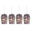 SE4288S-04 LUCA PENDANT SMOKE GLASS+