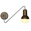 HL-3523-1 CHRISTOPHER OLD BRONZE & WHITE WALL LAMP
