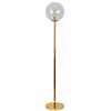 SE 3000-1 GOLD FLOOR LAMP GLOBE CLEAR 1B2