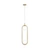 SE 110-2 PRATO PENDANT BRASS GOLD WITH 2 OPAL GLASSES Φ15 Γ4