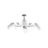 KQ 2654/6 SHIRO CHROME AND WHITE PENDANT 1Ε3