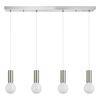 SE21-NM-4-4NM ADEPT TUBE Nickel Matt Pendant+