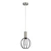 SE21-NM-4-GR2 ADEPT TUBE Nickel Matt Pendant Black Metal Grid+