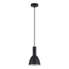 SE21-BL-4-MS2 ADEPT TUBE Black Pendant Black Metal Shade+