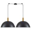 SE21-GM-4-BL2-MS50 ADEPT TUBE Gold Matt Pendant Black Metal Shade+