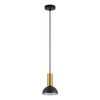 SE21-GM-4-MS3 ADEPT TUBE Gold Matt Pendant Black Metal Shade+