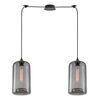 SE21-SM-19-30-BL2+ FEINT Smoked Glass Pendant+