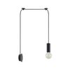 SE21-BL-4-NM1W ADEPT TUBE Black Matt Wall Lamp+