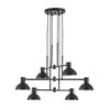 SE21-BL-100-MS3 ADEPT PENDANT Black Metal Pendant Black Metal Shade+
