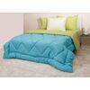 Πάπλωμα Δίχρωμο Μονό 160x240 Microfiber Τουρκουάζ/πράσινο