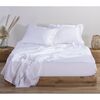 Σεντόνι Υπέρδιπλο 240x270cm Βαμβακοσατέν nef-nef elements 24 white 036624