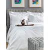 Σεντόνι White Comfort 300tc 170x270 White Stripes