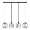 Se21-bl-b10-4bl-gr2 Adept Pendant Black Metal Grid Pendant+