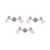 Se 130-c2 (X3) Softy Packet Nickel mat Adjustable Spotlight With Opal Glass+