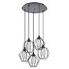 Se21-bl-b10-5bl-Gr12 Adept Flex Black Metal Grid Pendant+