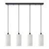Se21-bl-4-4bl-gl3 Adept Tube  Pendant White Glass+