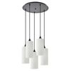 Se21-bl-4-5bl-gl3 Adept Tube  Pendant White Glass+